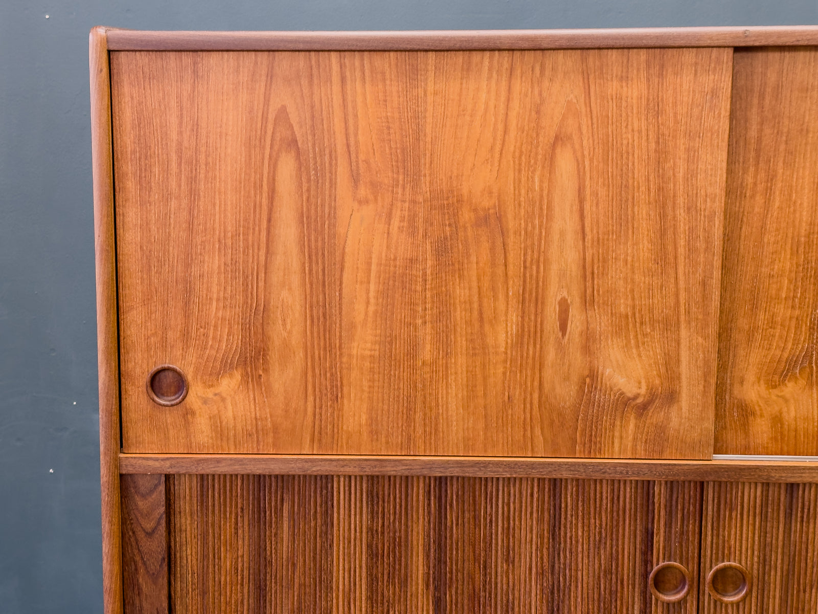 Johannes Andersen Teak High Sideboard for Oy Wilh. Schauman