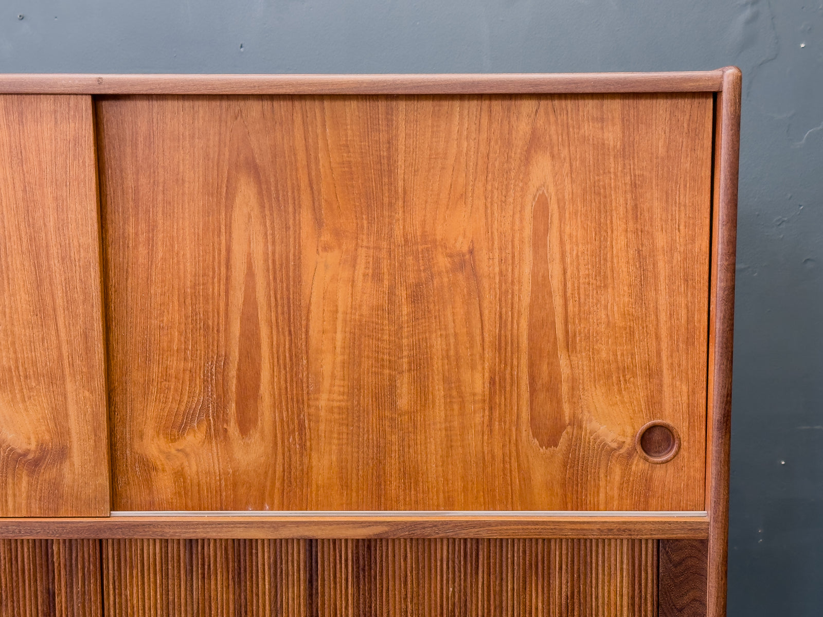 Johannes Andersen Teak High Sideboard for Oy Wilh. Schauman
