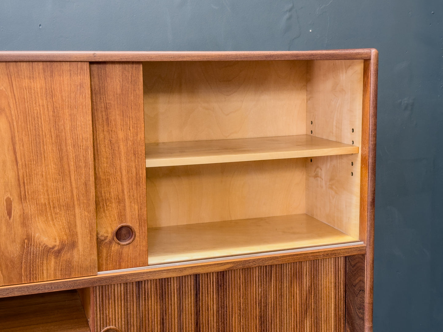 Johannes Andersen Teak High Sideboard for Oy Wilh. Schauman