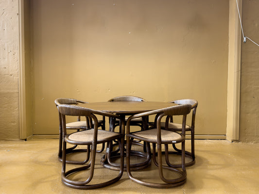 Bamboo Dining Table & Chairs