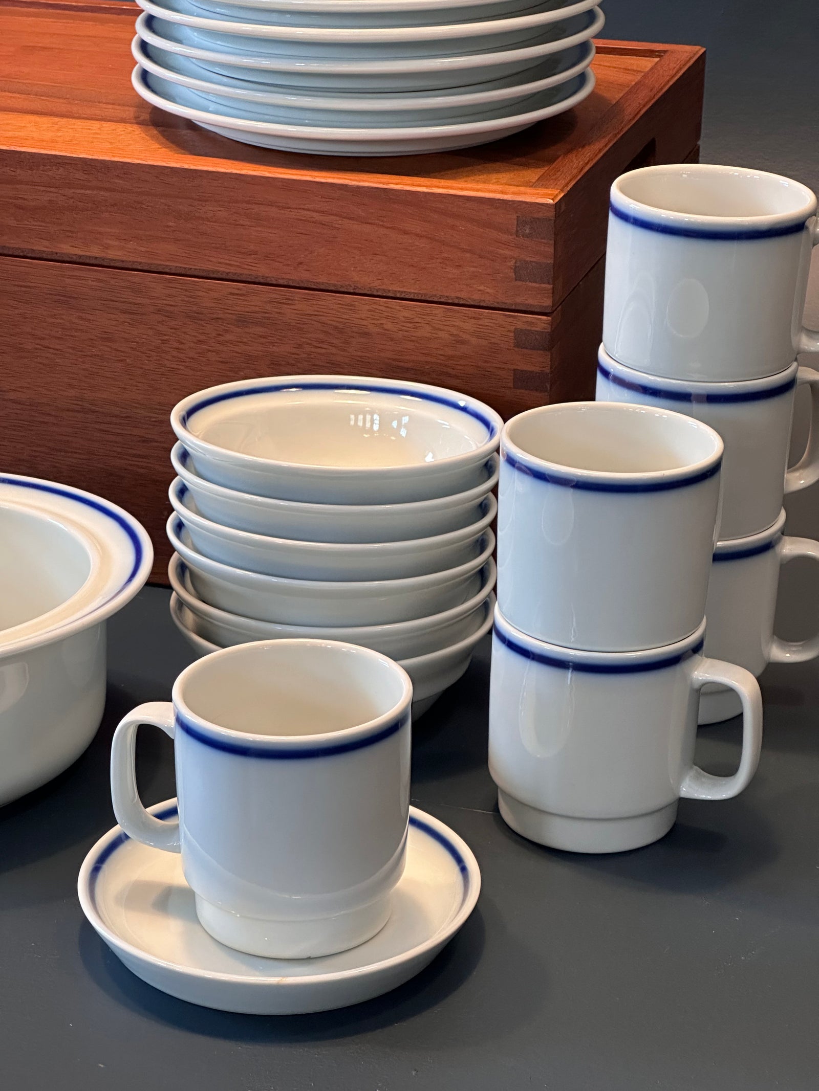 B & G Ceramic Set with Custom Box