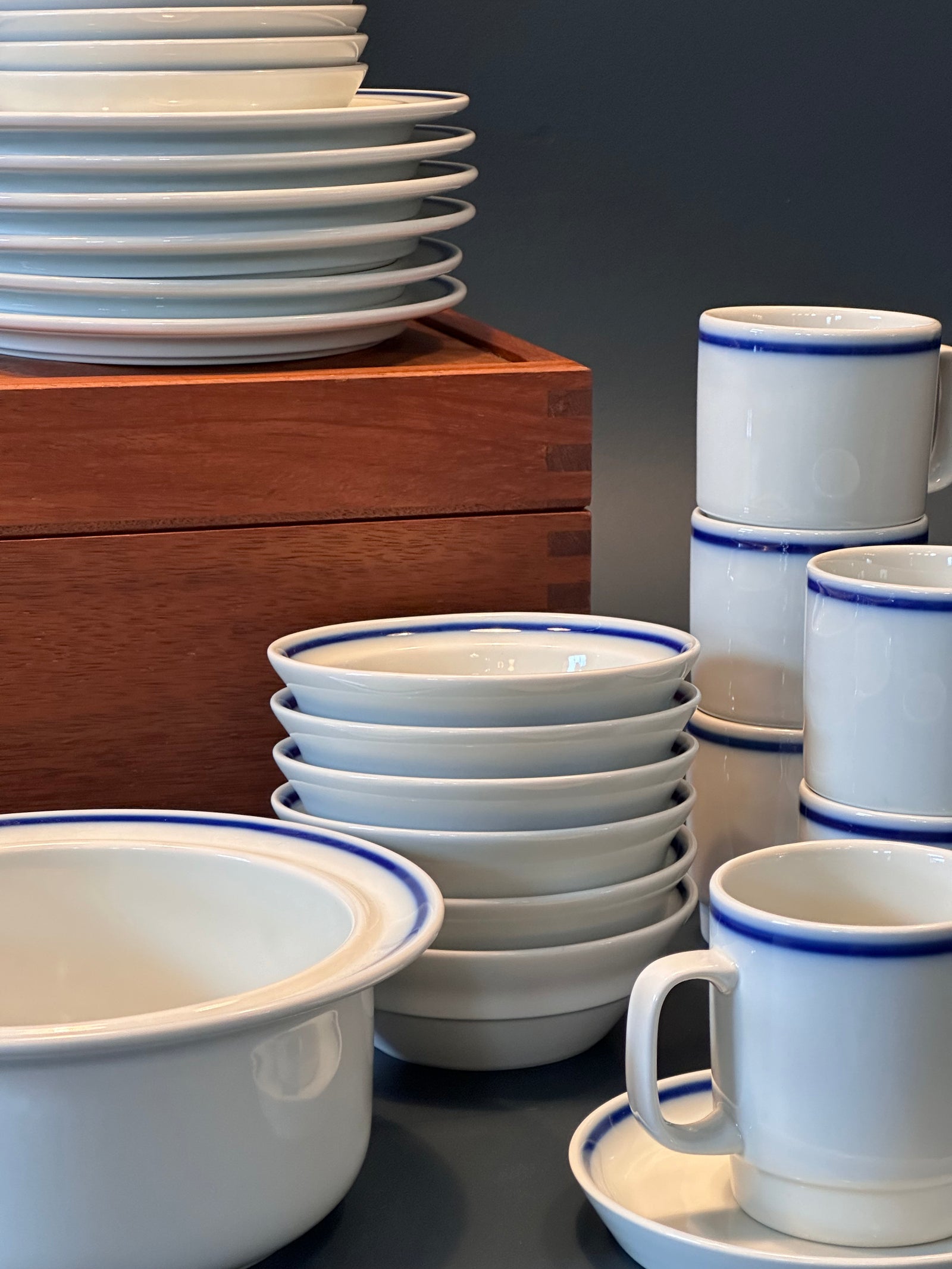 B & G Ceramic Set with Custom Box