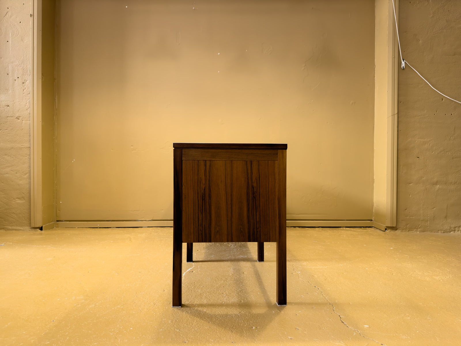 Long Narrow Rosewood Desk/ Dressing Table