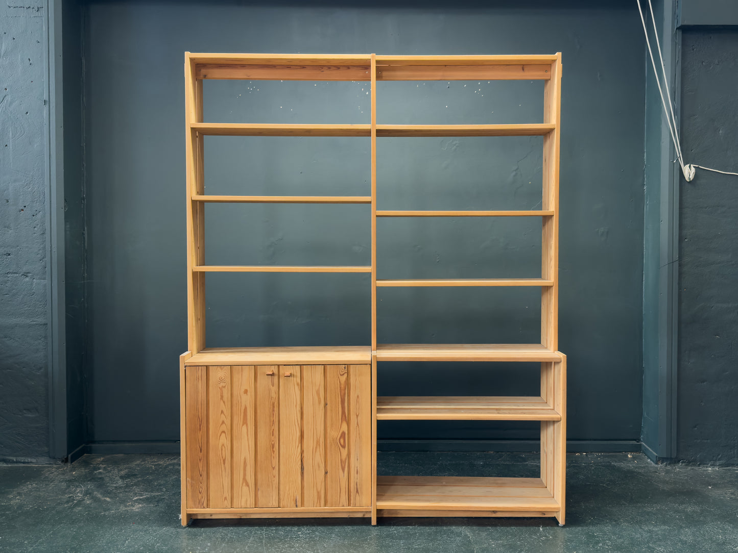 Pine Shelves and Storage Unit