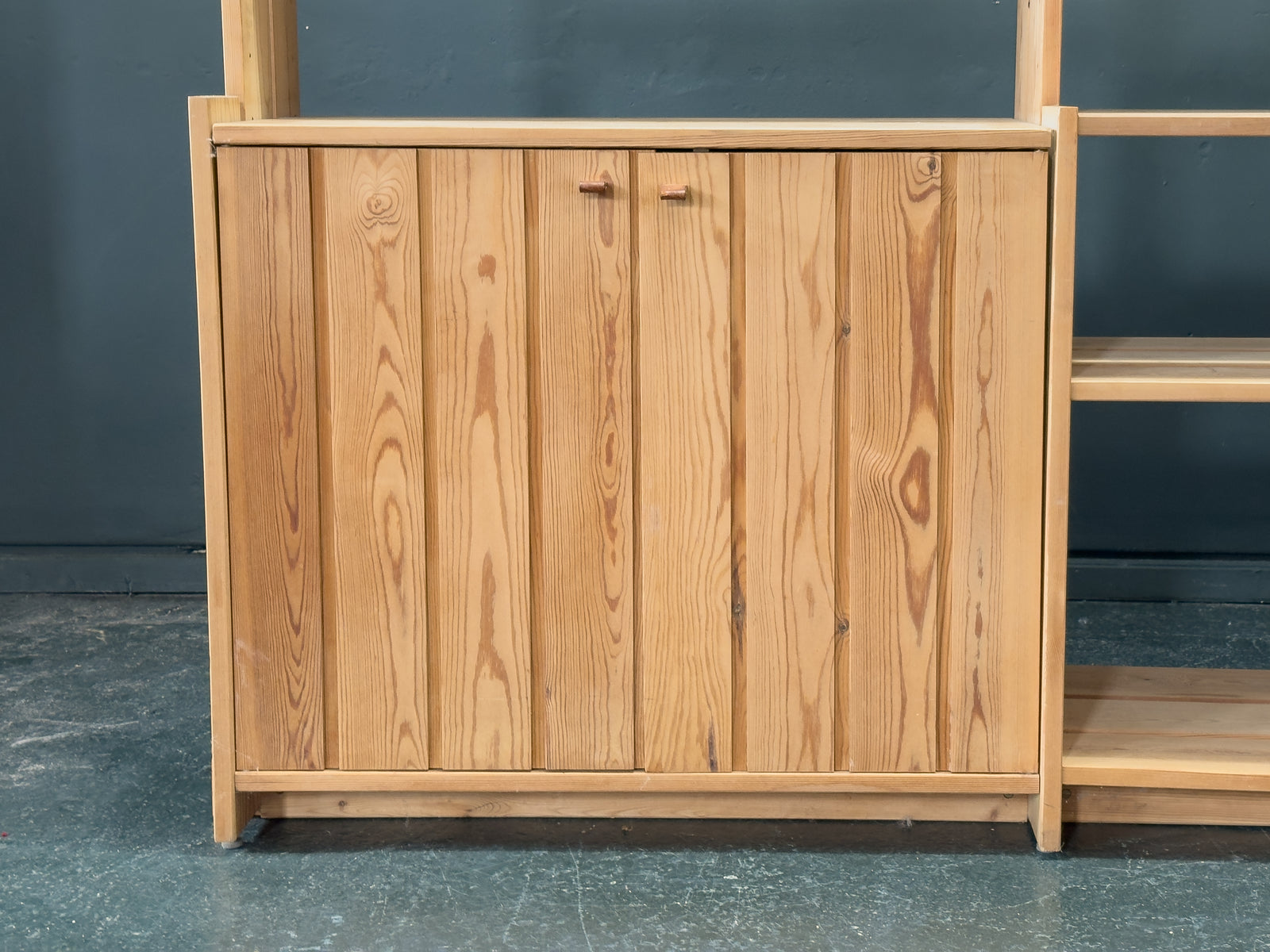 Pine Shelves and Storage Unit