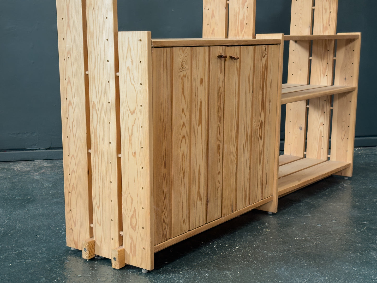Pine Shelves and Storage Unit