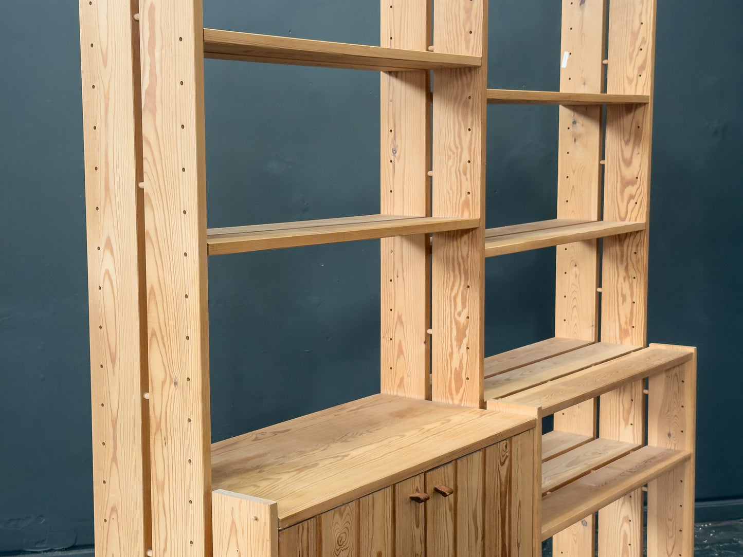 Pine Shelves and Storage Unit
