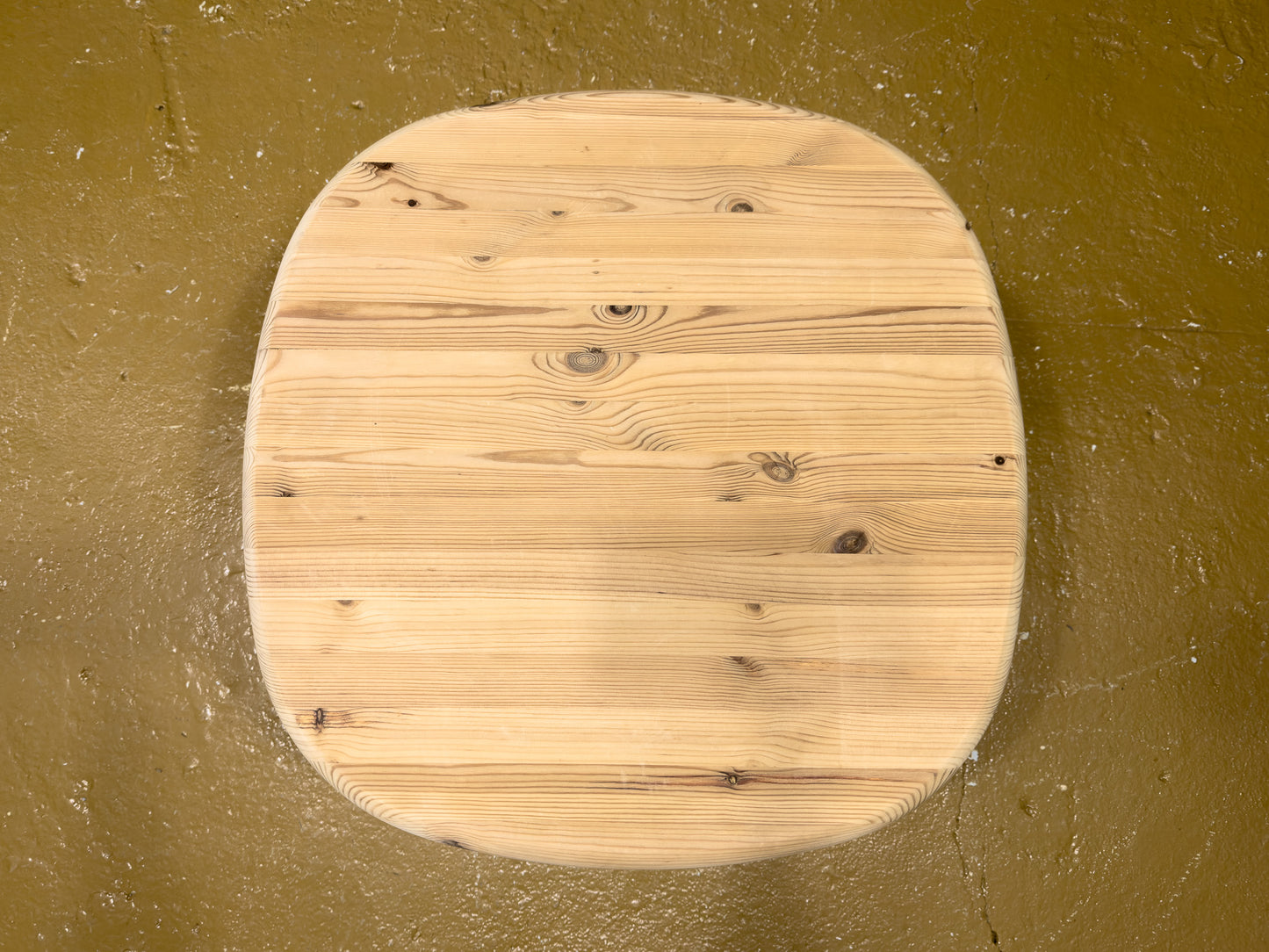 Rounded Pine Coffee Table