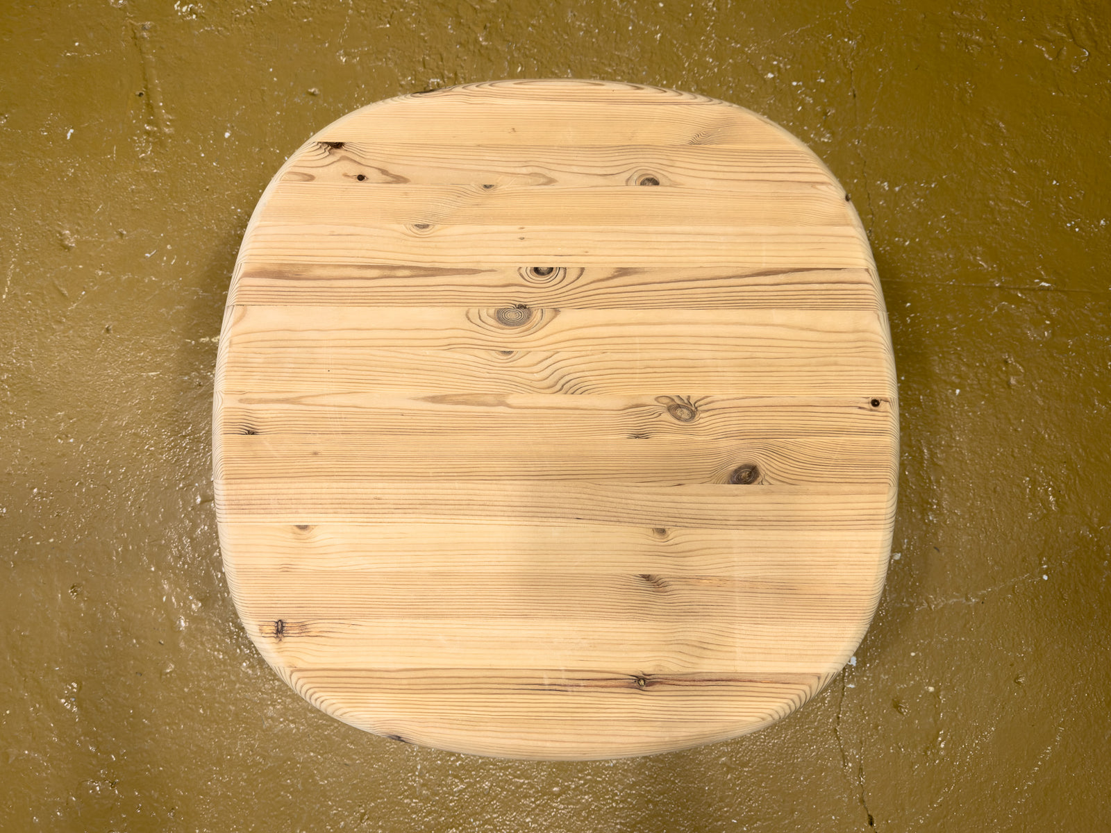 Rounded Pine Coffee Table