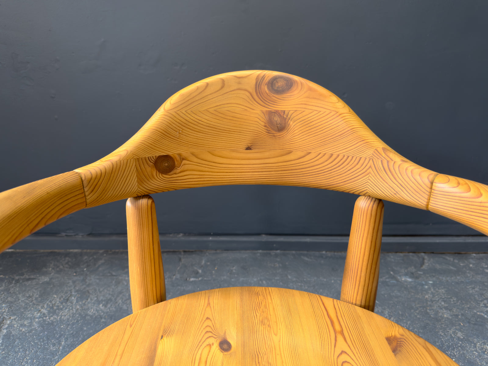 Set of 4 Rainer Daumiller Solid Pine Dining Chairs