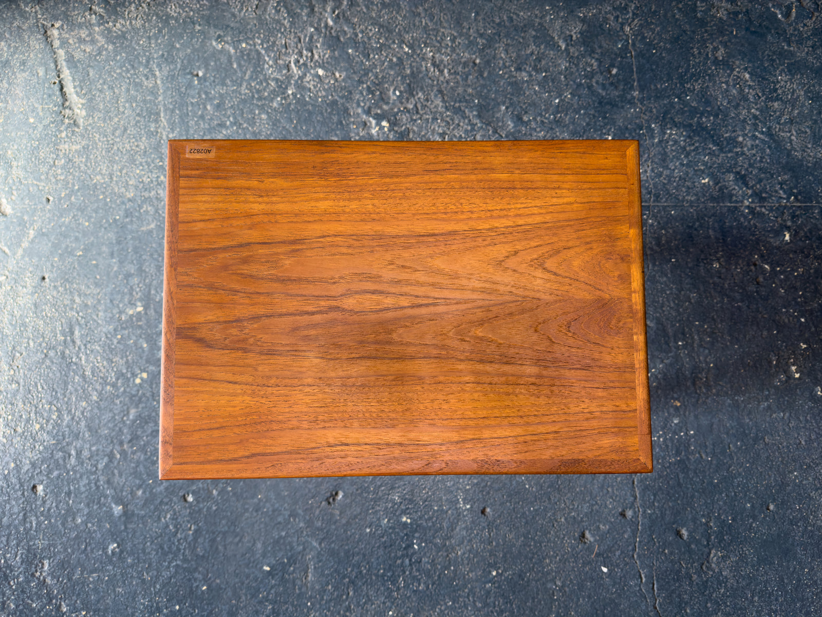 Teak and Oak Side Table
