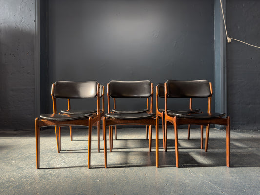 Set of 6 Erik Buch Model 49 Rosewood Dining chairs