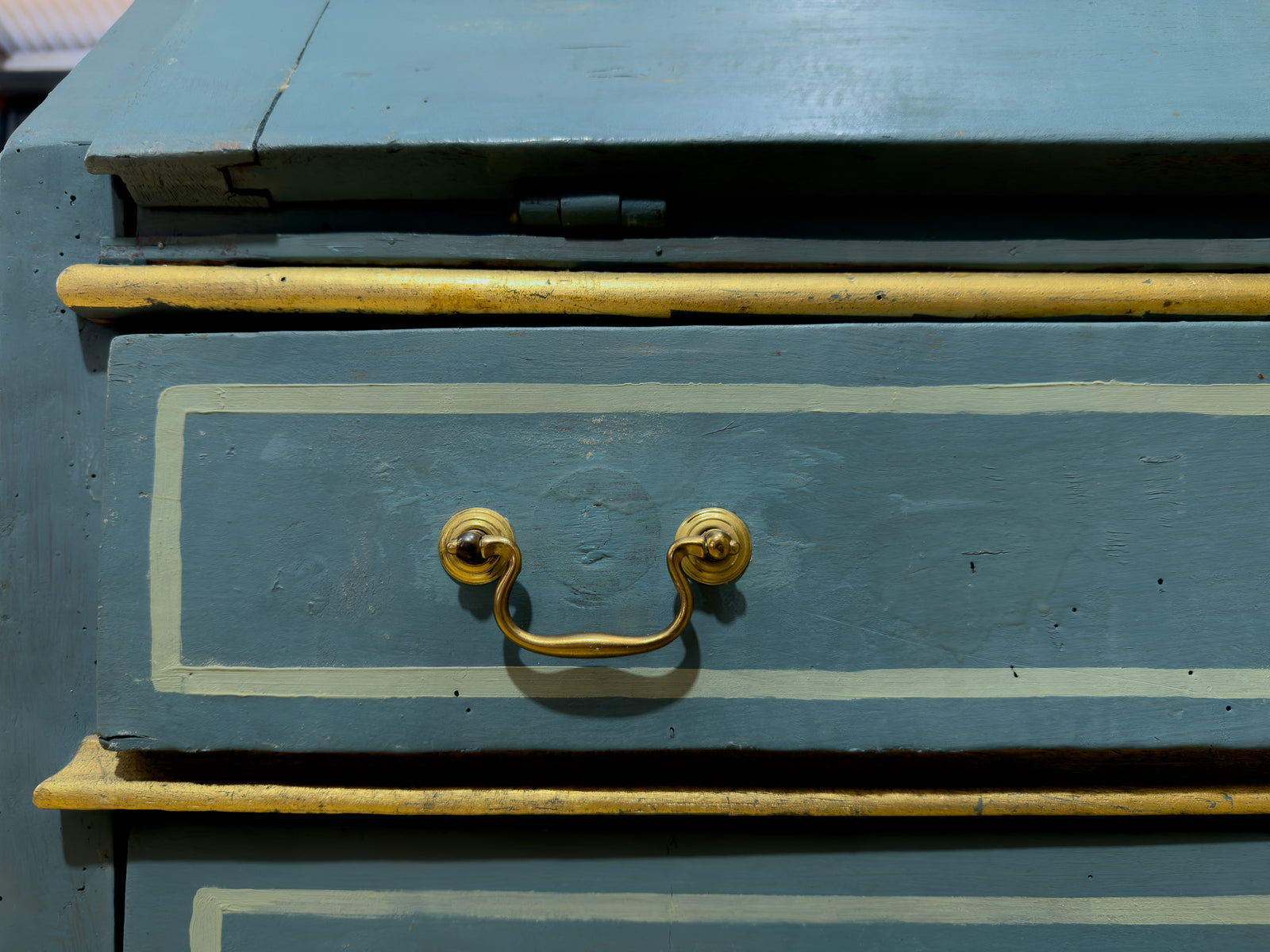 19th Century Painted Secrataire Bureau