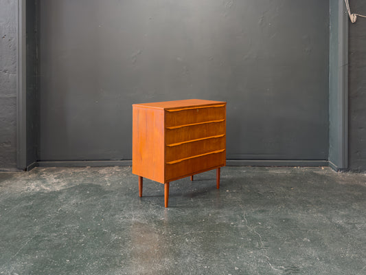 Teak Chest of Drawers with Four Drawers