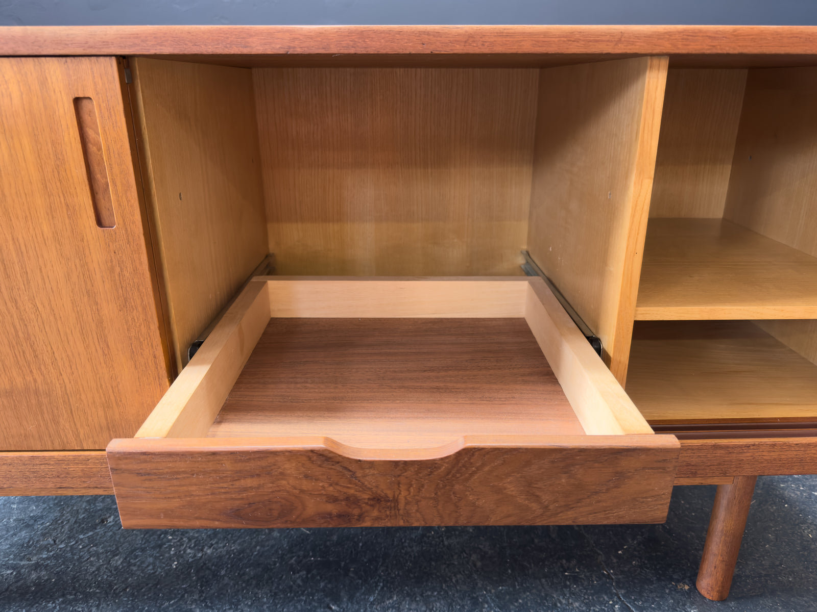 Teak Sideboard by J. Clausen for Brande Mobelfabrik