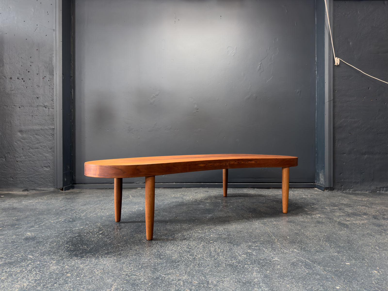 Large Curved Coffee Table