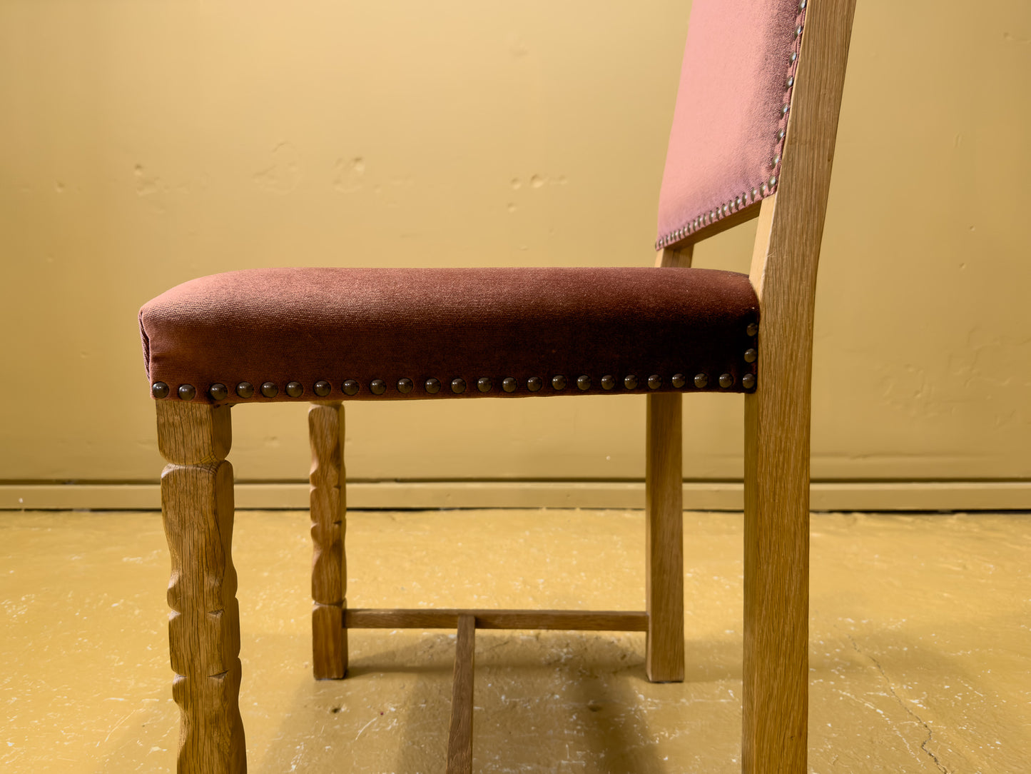 Upholstered Pine Dining Chairs