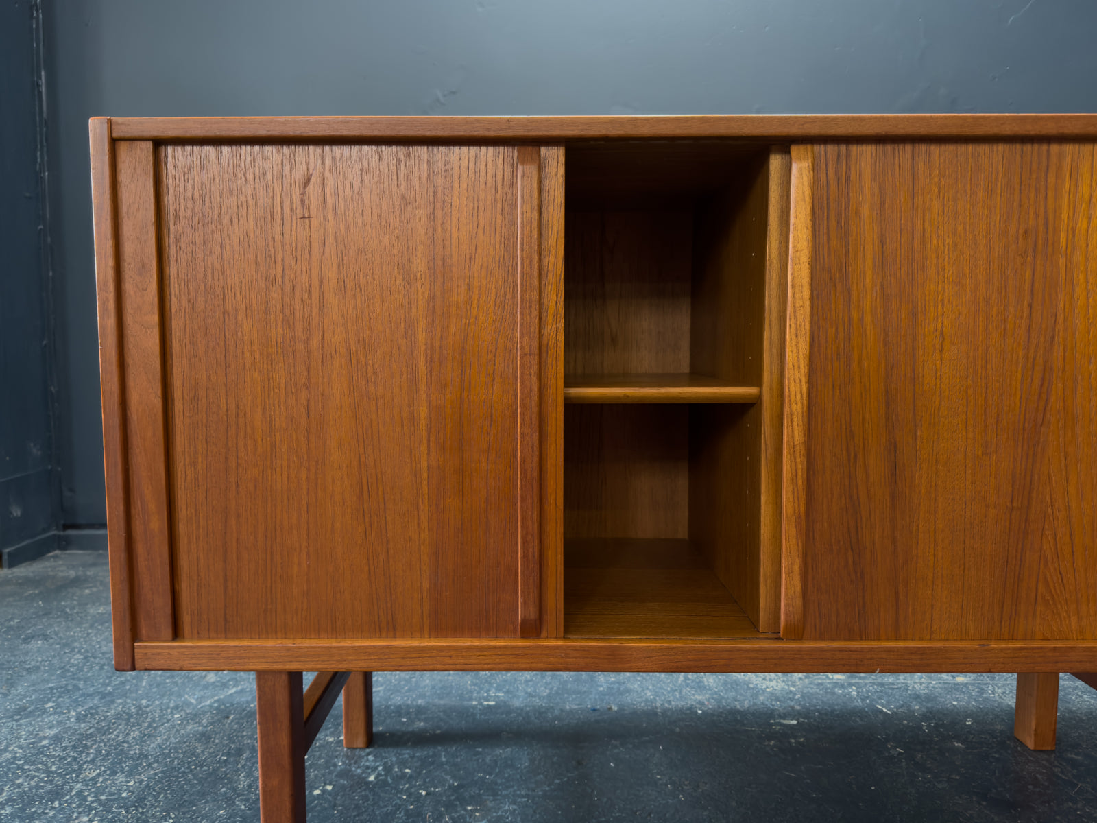 Nils Jonsson Teak Tambour Sideboard