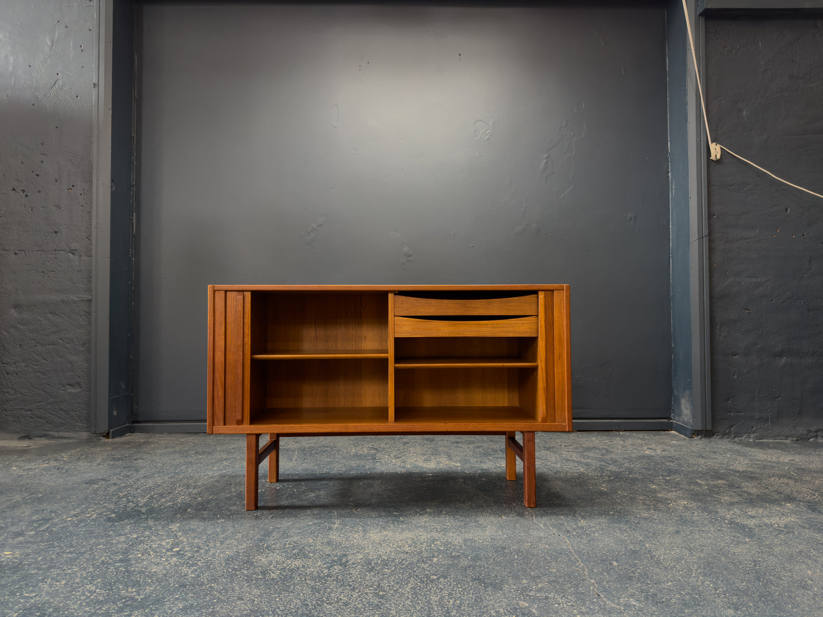 Nils Jonsson Teak Tambour Sideboard