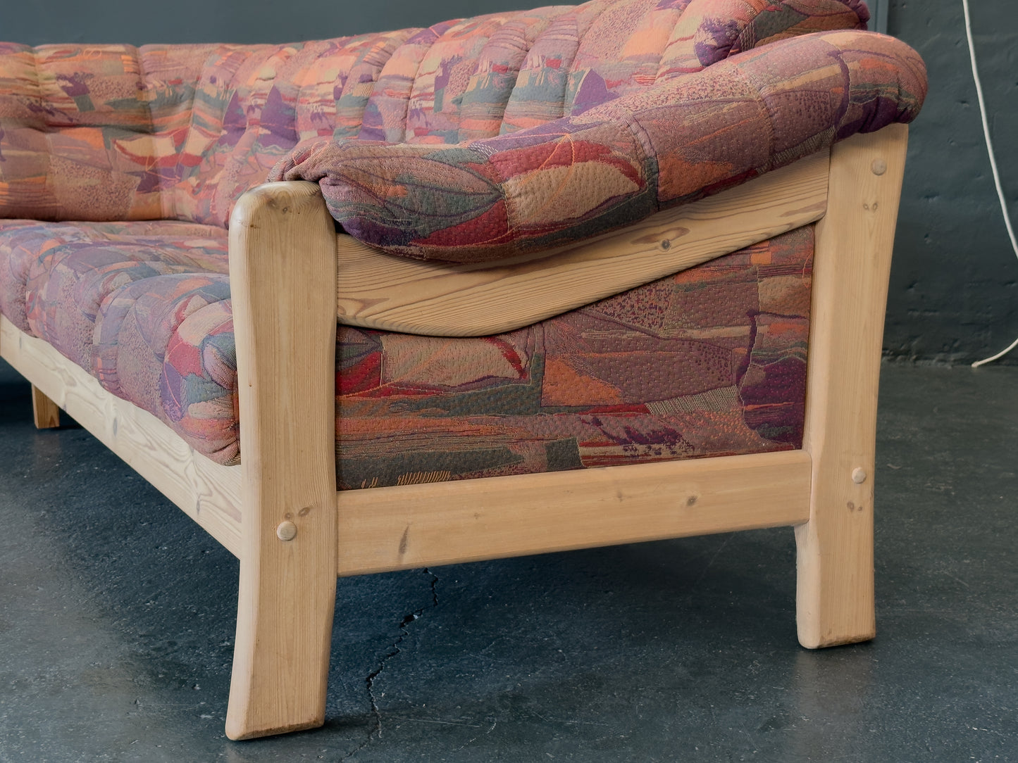 L shaped Sofa with Pine Frame