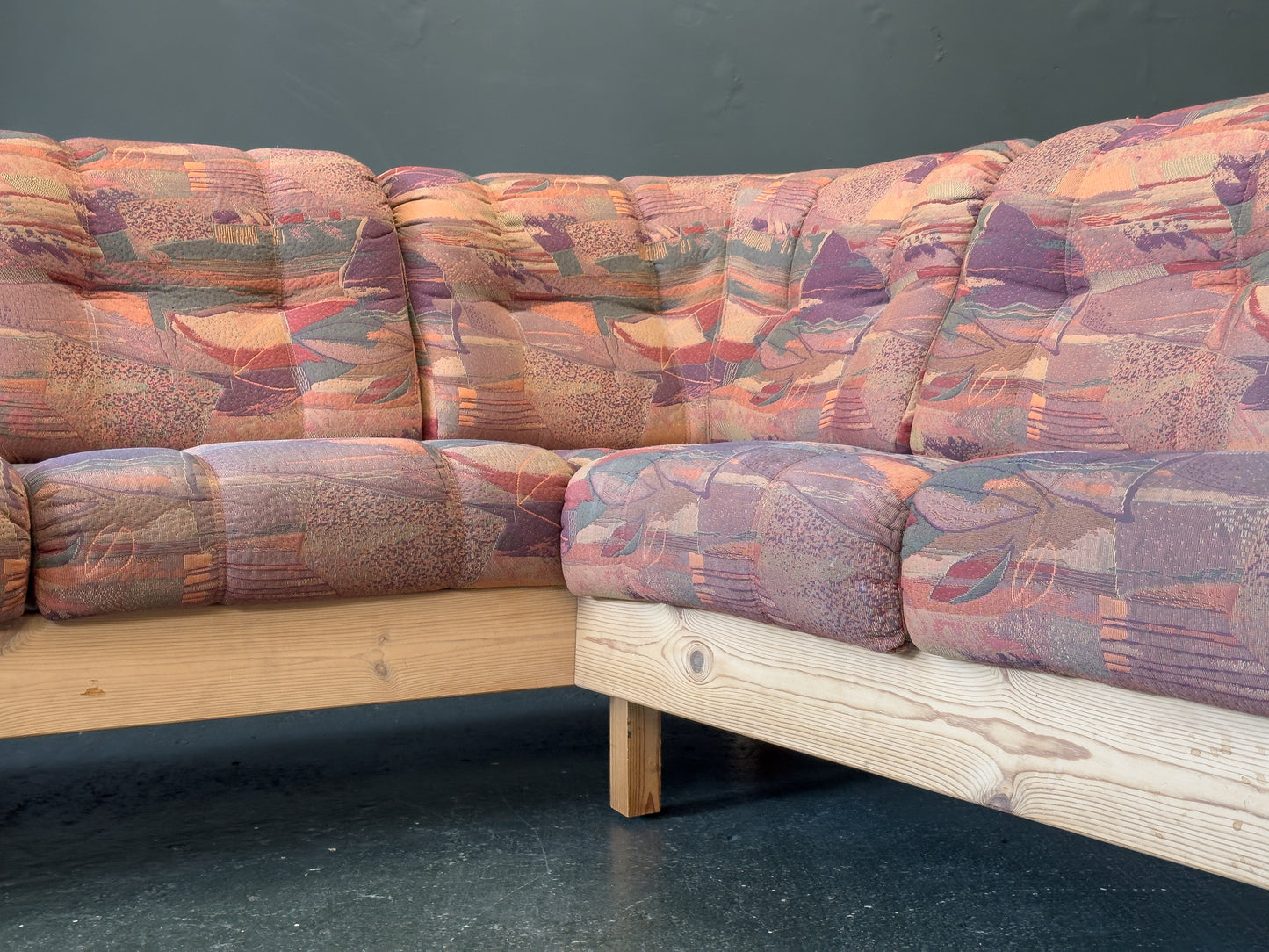 L shaped Sofa with Pine Frame