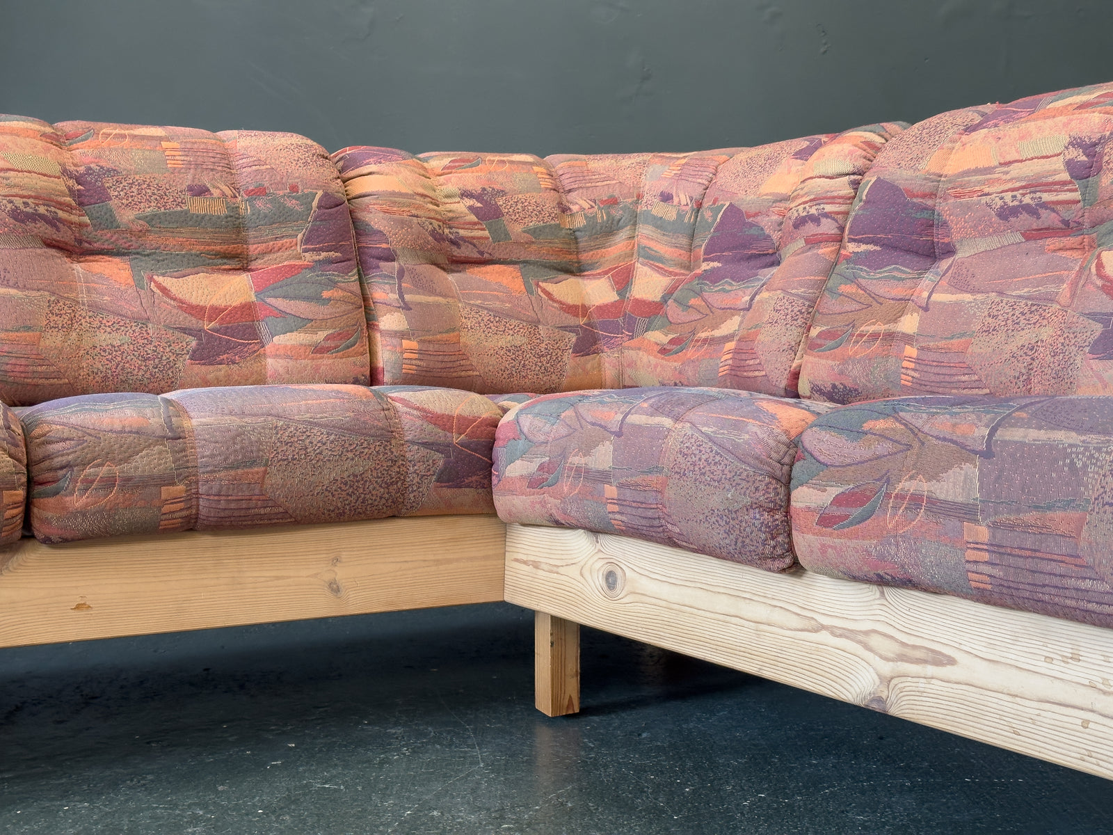 L shaped Sofa with Pine Frame