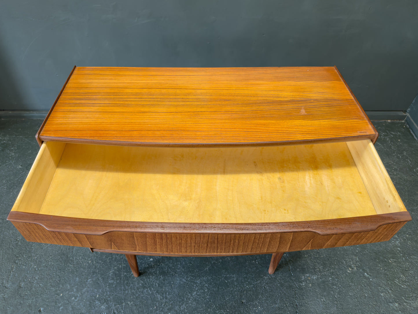 Wide Teak Chest of Drawers by Vordingborg Møbelfabrik