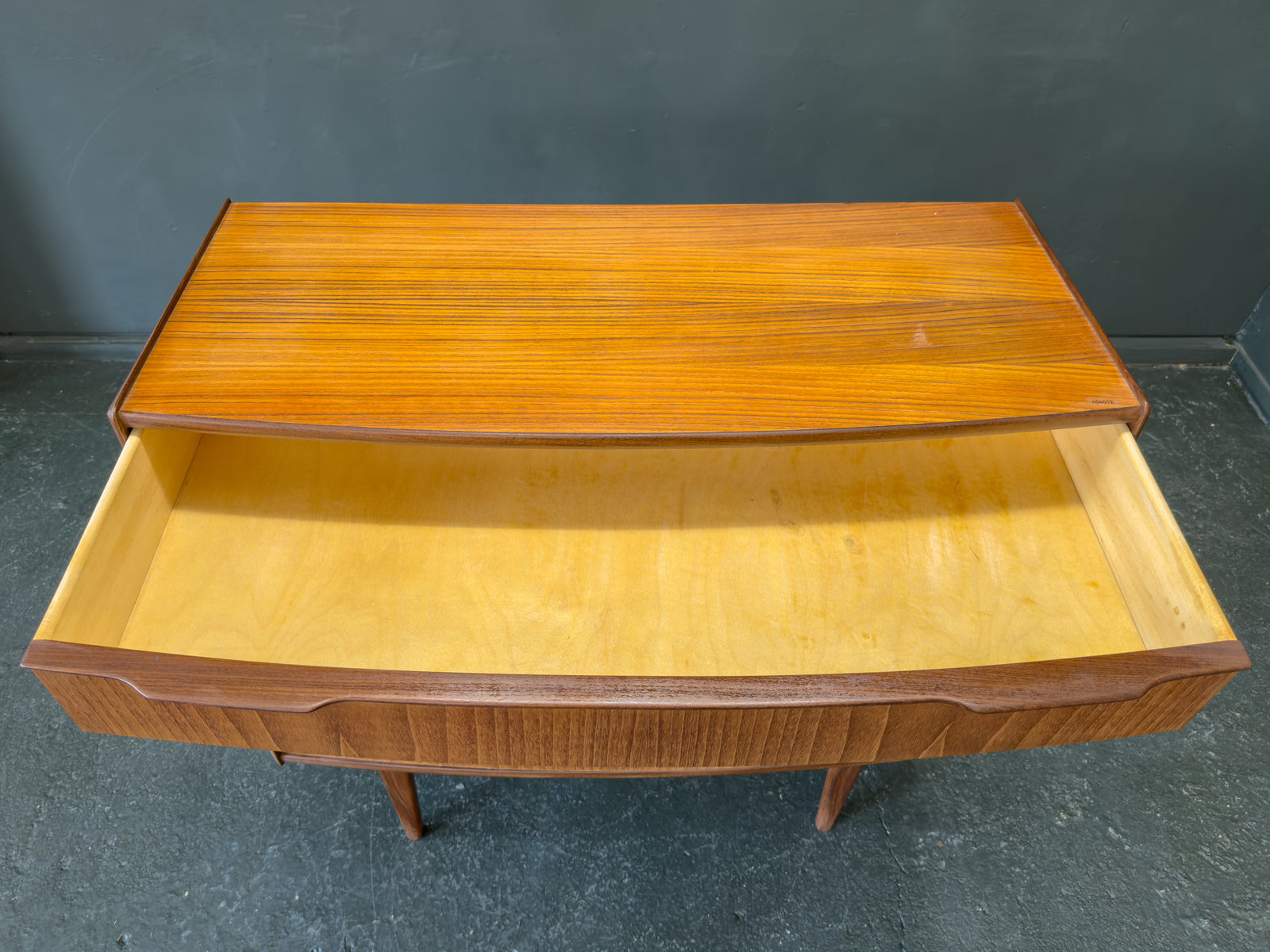 Wide Teak Chest of Drawers by Vordingborg Møbelfabrik