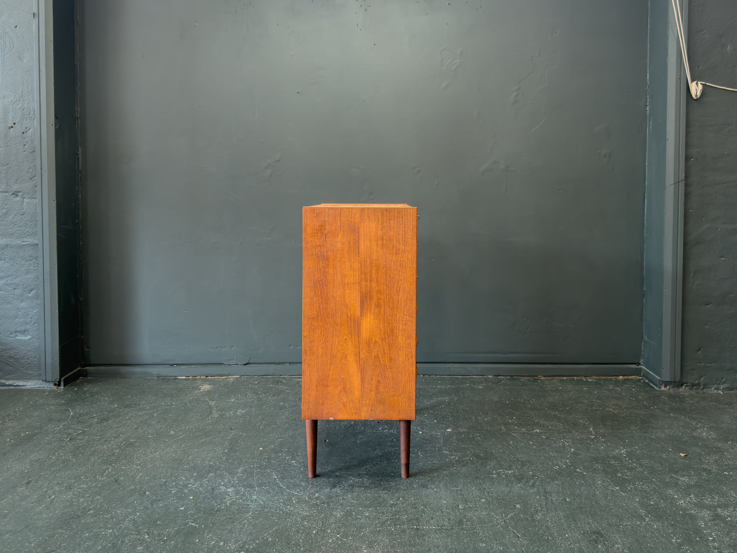 Teak Tallboy with 6 Drawers