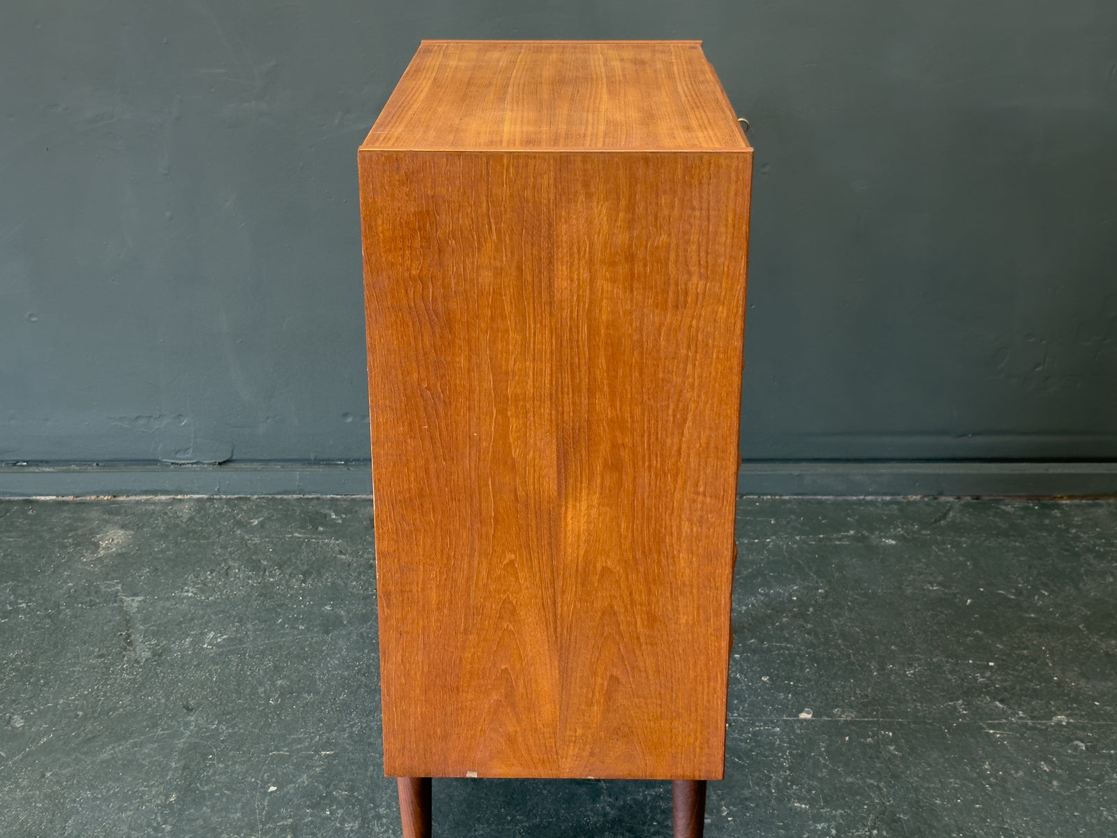Teak Tallboy with 6 Drawers