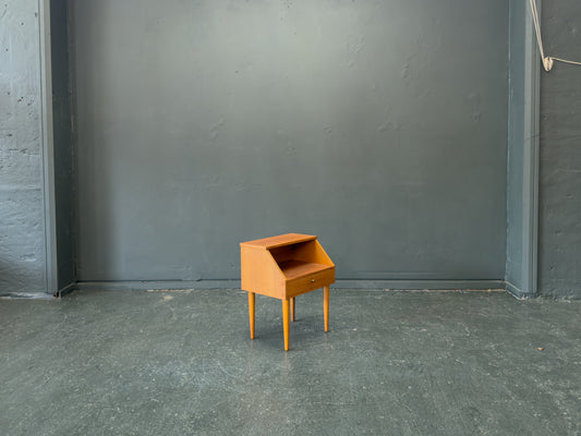 Teak Bedside Table with Drawer