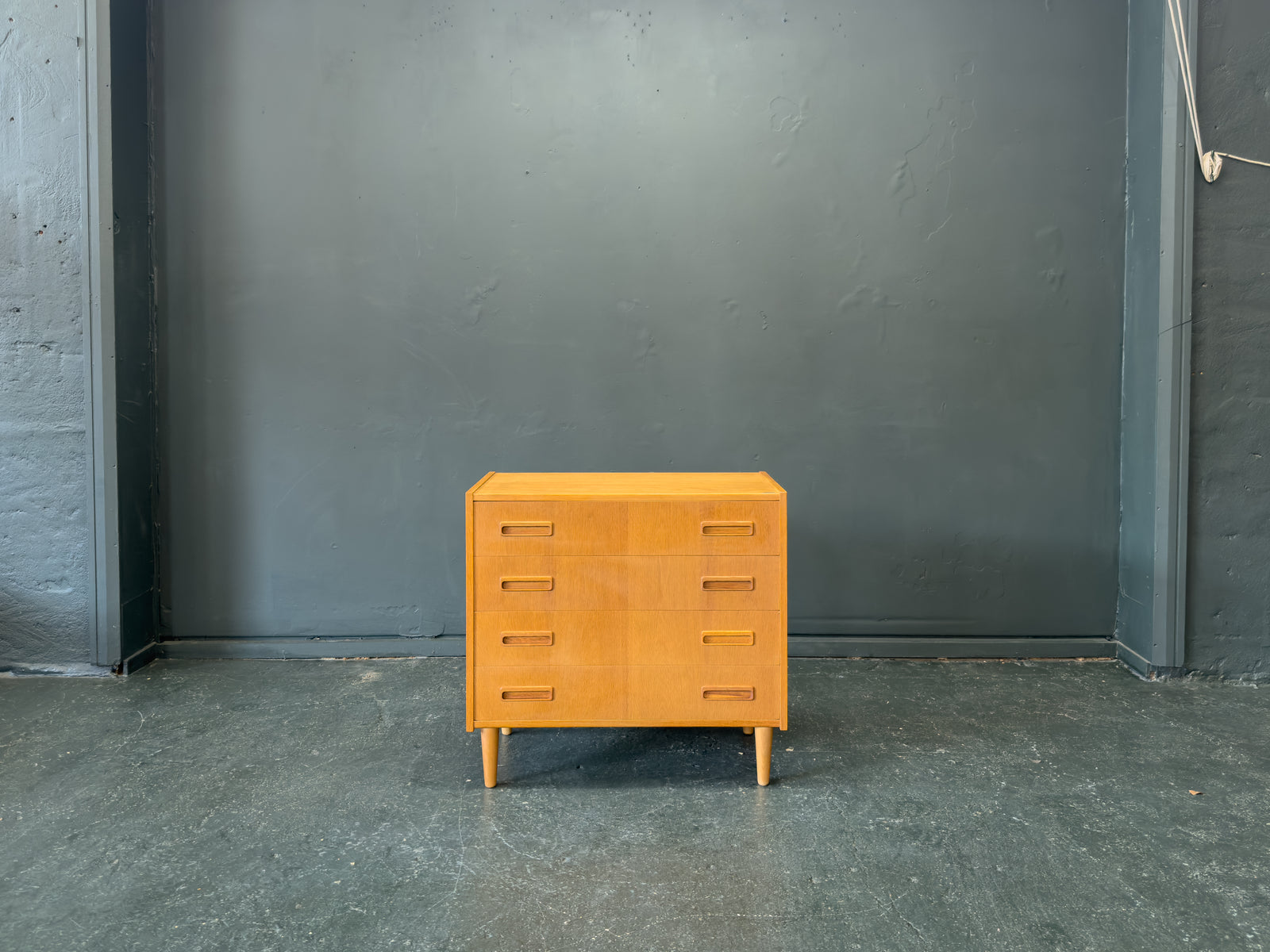 Oak Chest of Drawers by E. Jensen & J. Andersen for Westergaard Mobelfabrik