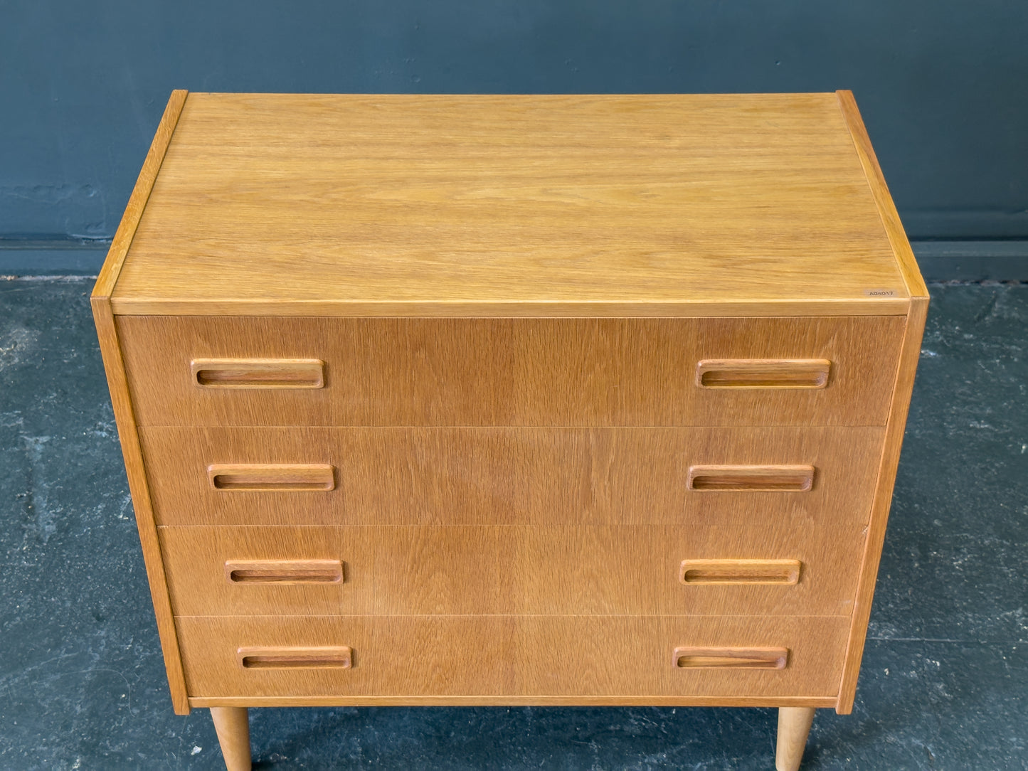 Oak Chest of Drawers by E. Jensen & J. Andersen for Westergaard Mobelfabrik