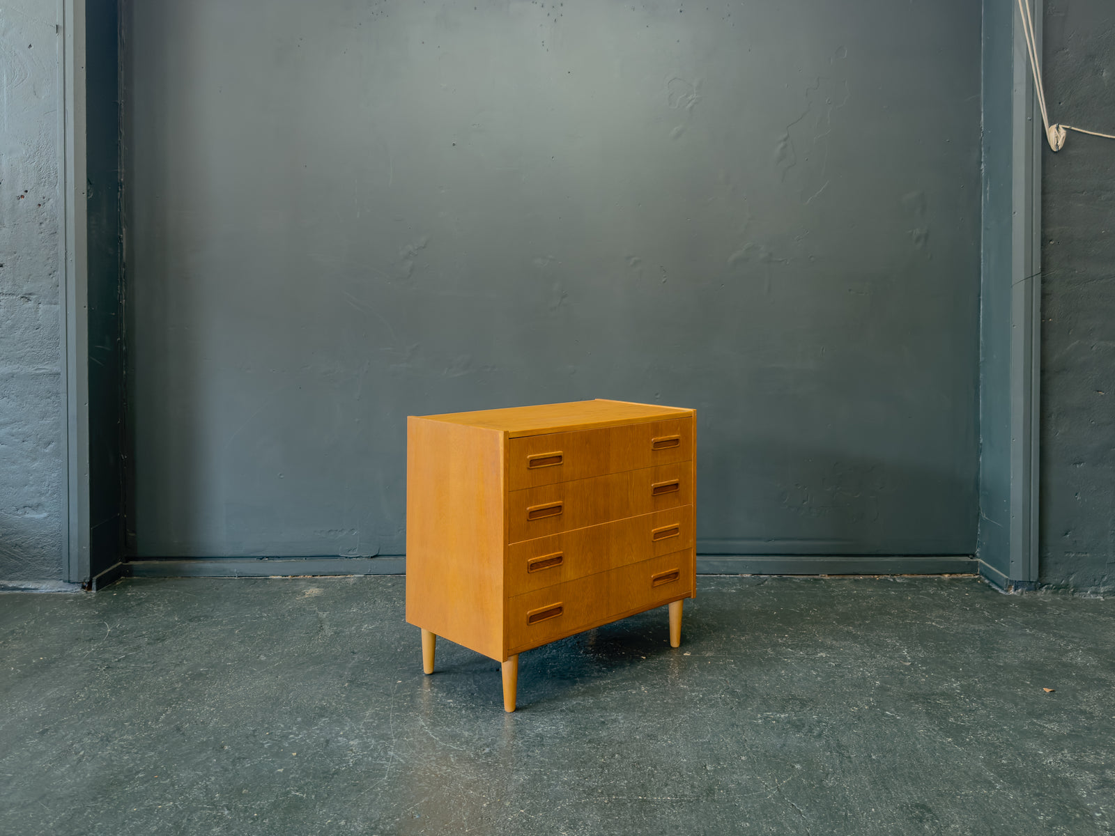 Oak Chest of Drawers by E. Jensen & J. Andersen for Westergaard Mobelfabrik