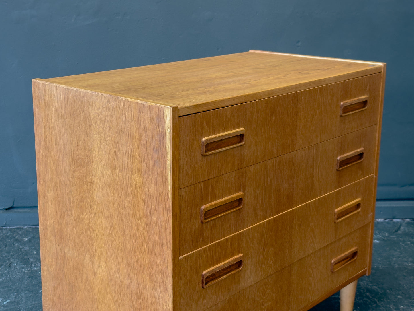 Oak Chest of Drawers by E. Jensen & J. Andersen for Westergaard Mobelfabrik