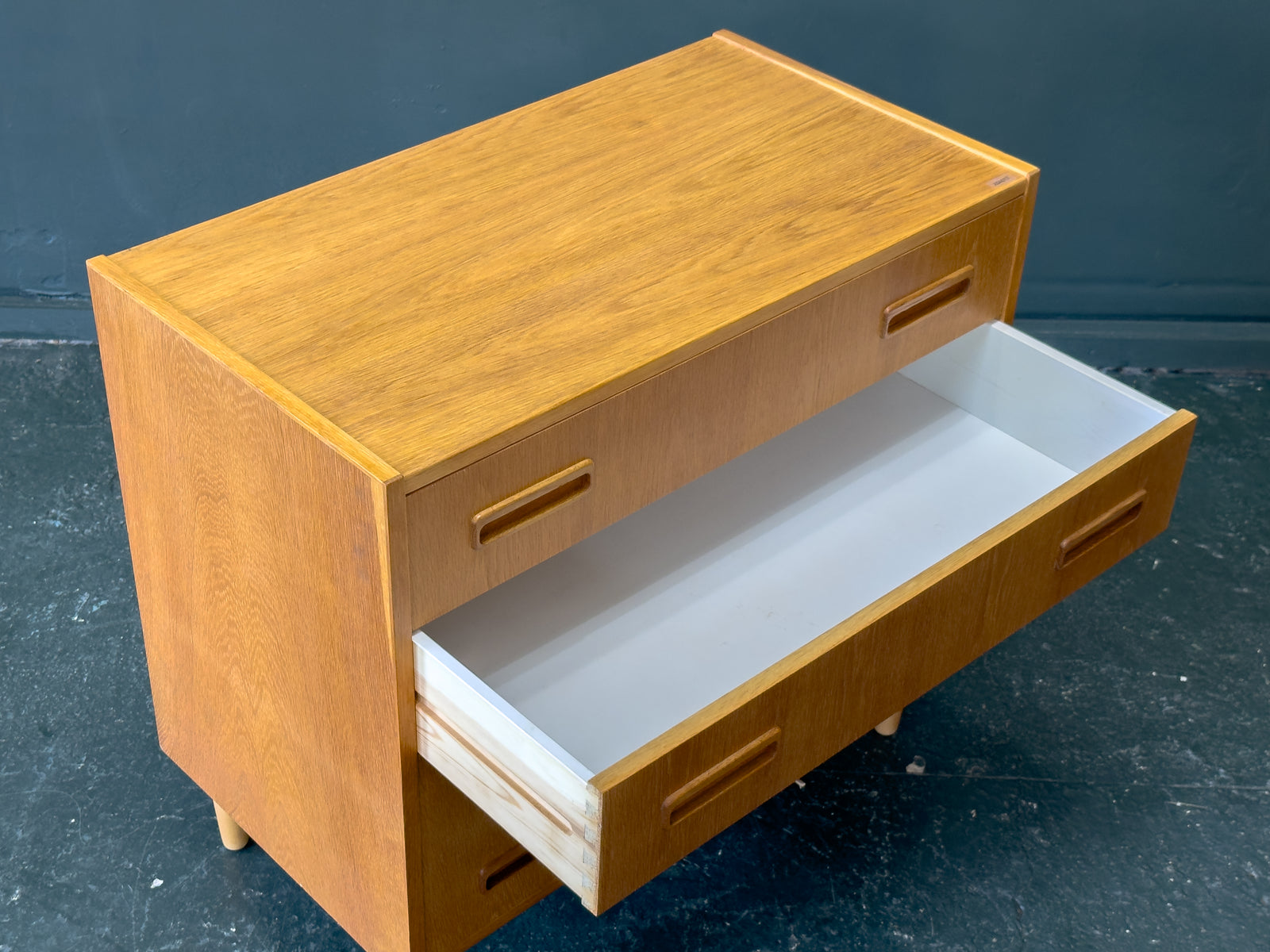Oak Chest of Drawers by E. Jensen & J. Andersen for Westergaard Mobelfabrik