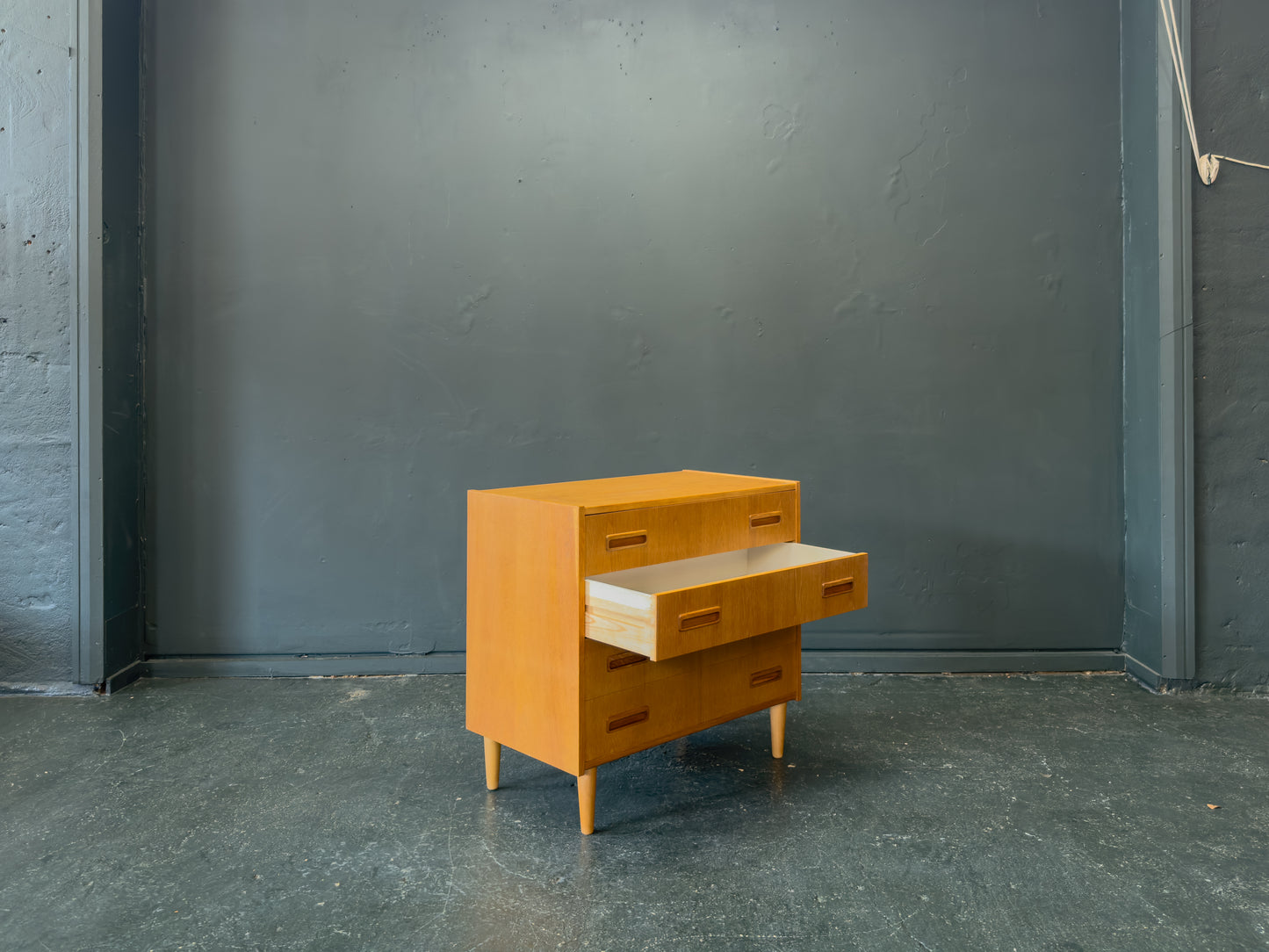 Oak Chest of Drawers by E. Jensen & J. Andersen for Westergaard Mobelfabrik
