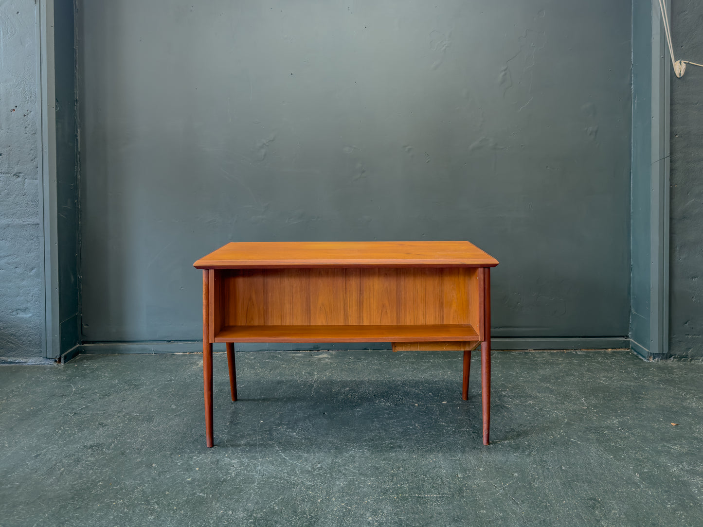 Teak Desk by Gunnar Nielsen for Tibergaard