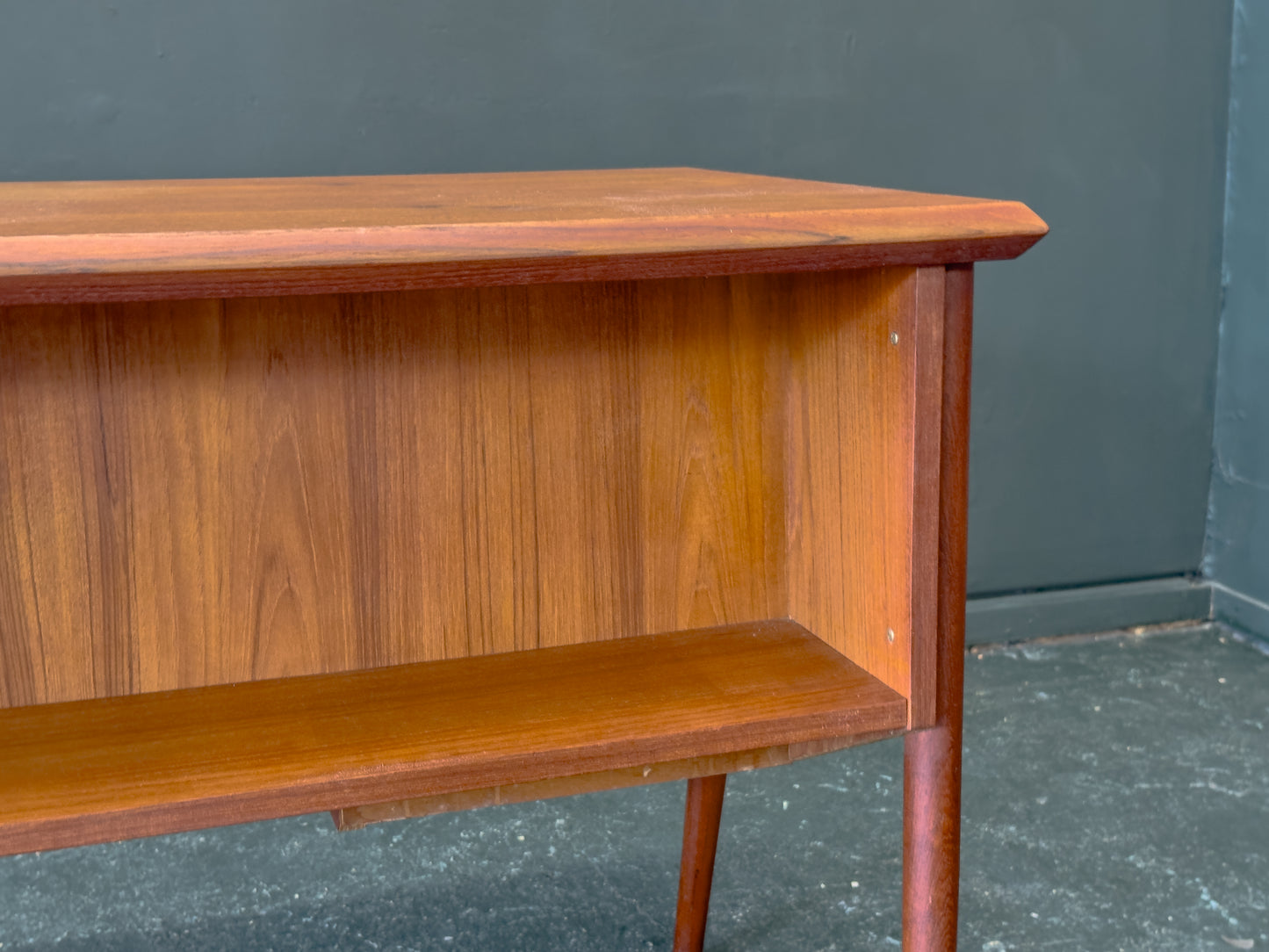 Teak Desk by Gunnar Nielsen for Tibergaard