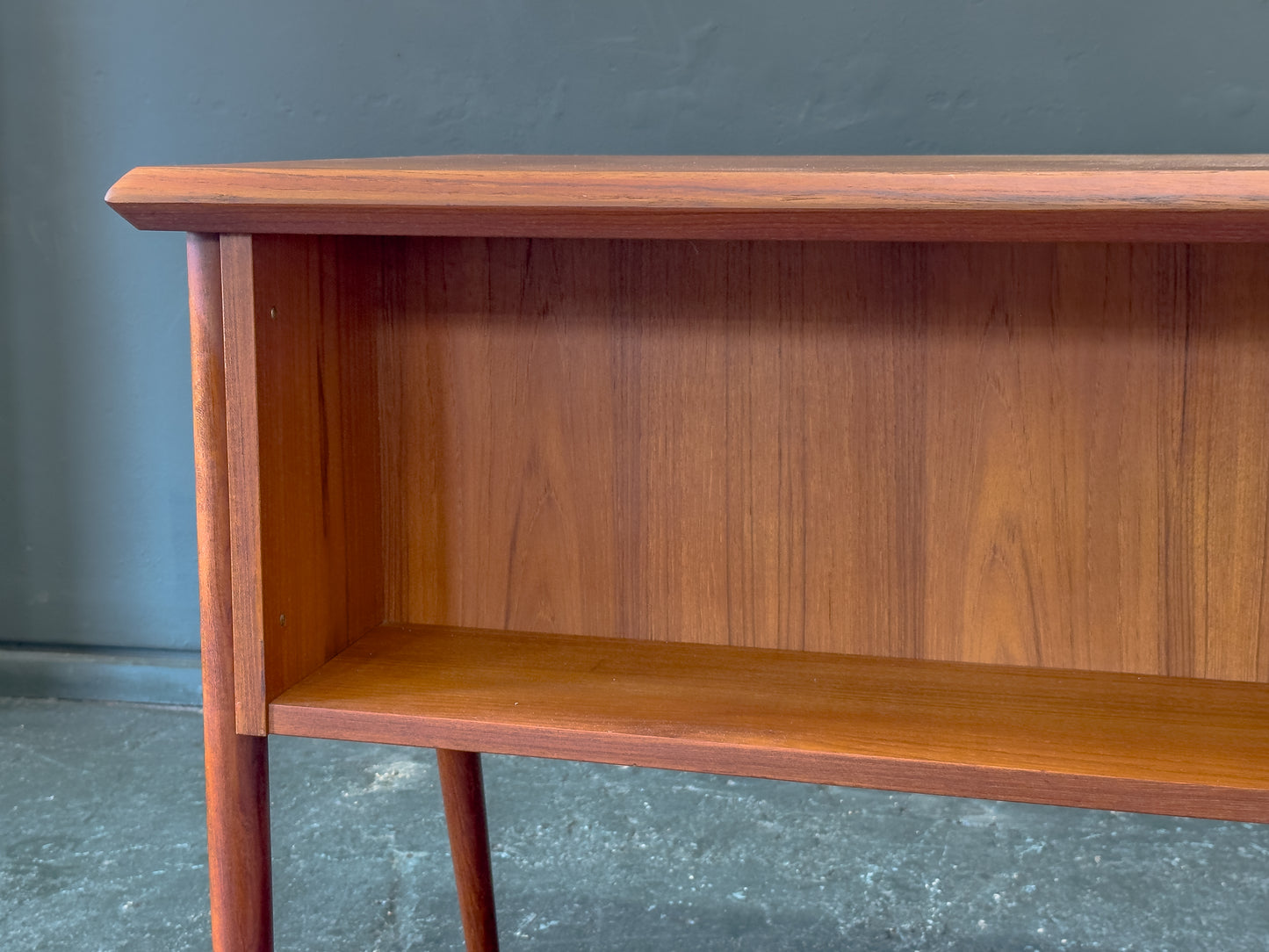 Teak Desk by Gunnar Nielsen for Tibergaard