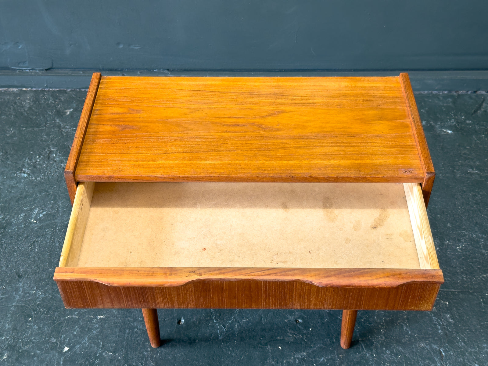Small Teak Chest of Drawers with 3 Drawers