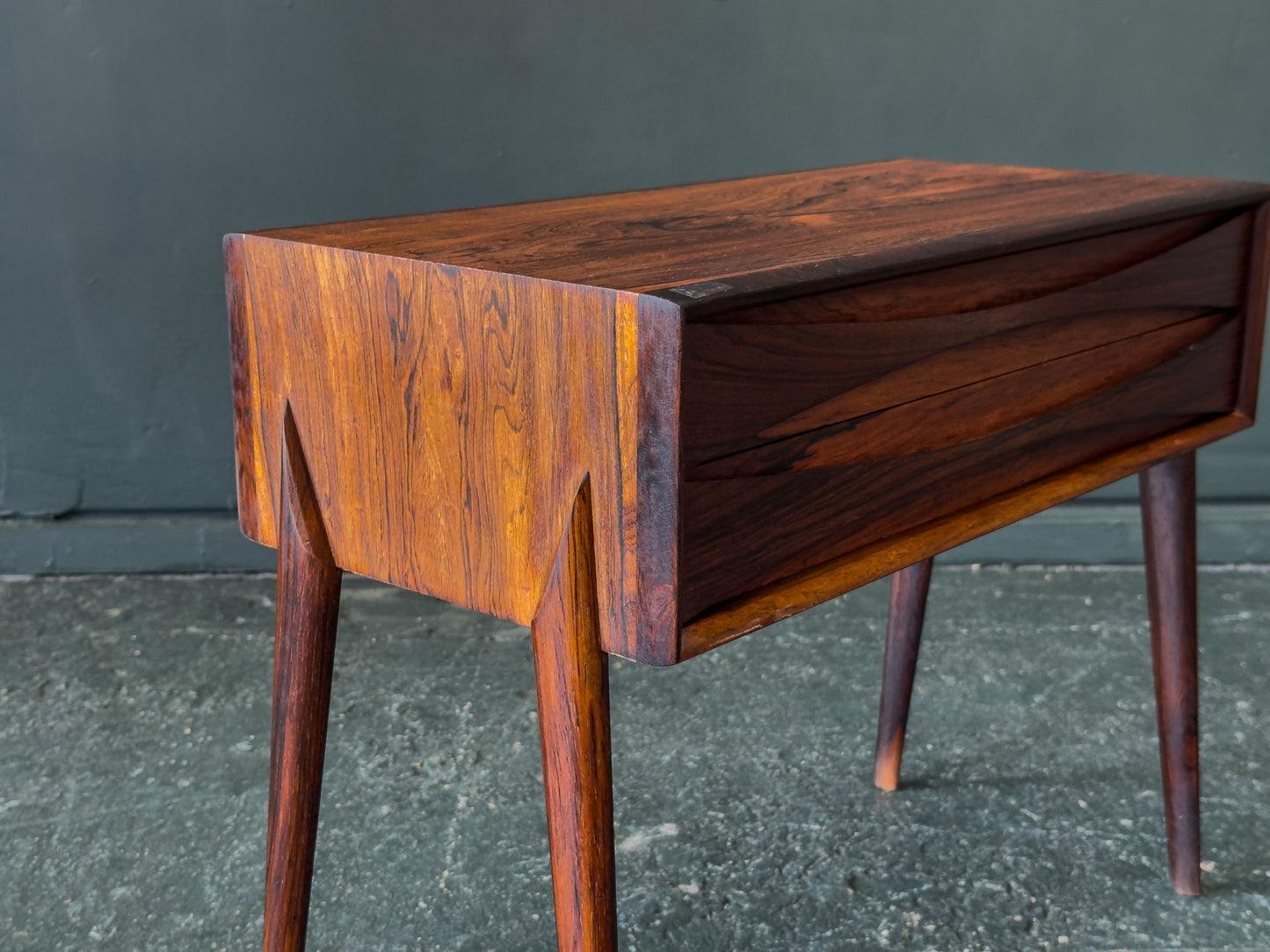 Swedish Side Table by Rimbert Sandholt for Glas & Trä Hovmantorp