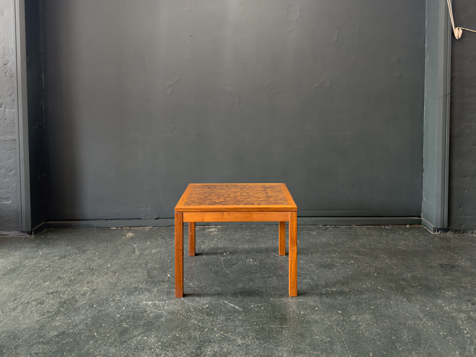 Teak Mosaic Coffee Table by Rolf Middelboe & Gorm Lindum for Tranekær Furniture
