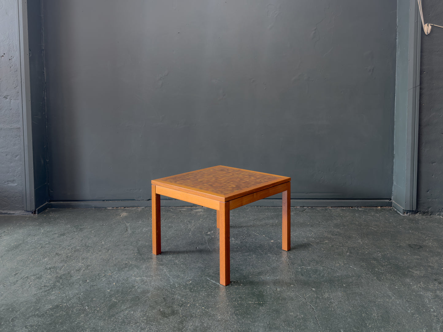 Teak Mosaic Coffee Table by Rolf Middelboe & Gorm Lindum for Tranekær Furniture