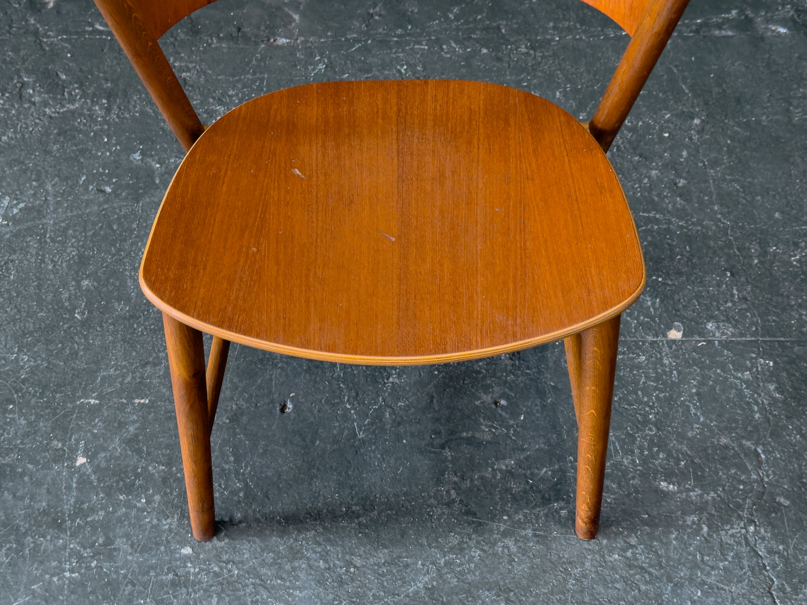 Jens Hjorth Curved Wood Chair