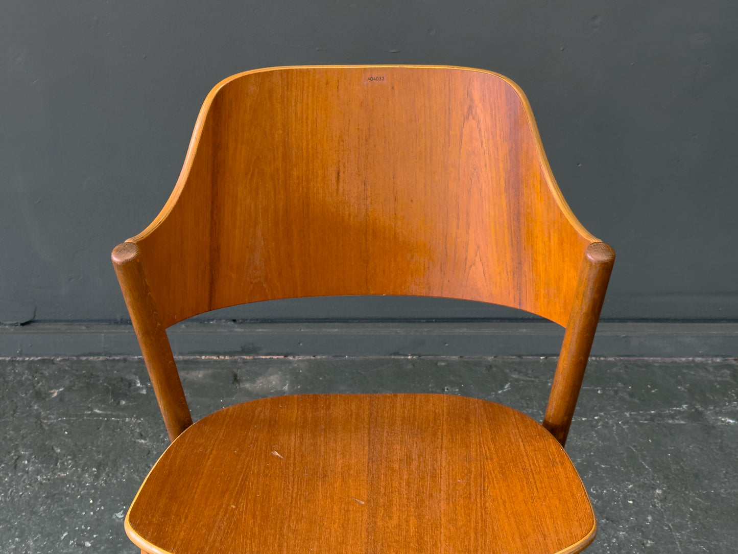 Jens Hjorth Curved Wood Chair