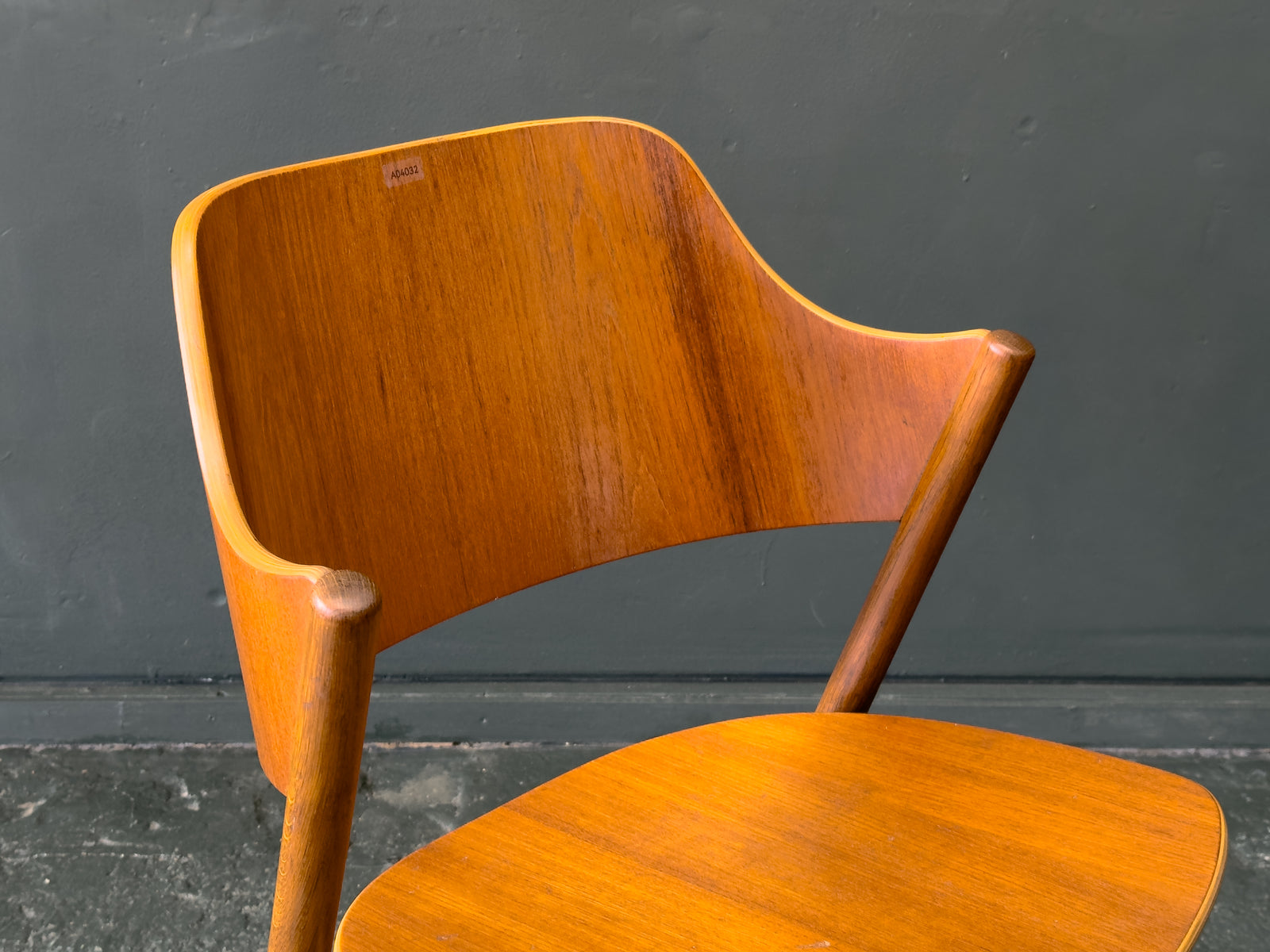 Jens Hjorth Curved Wood Chair