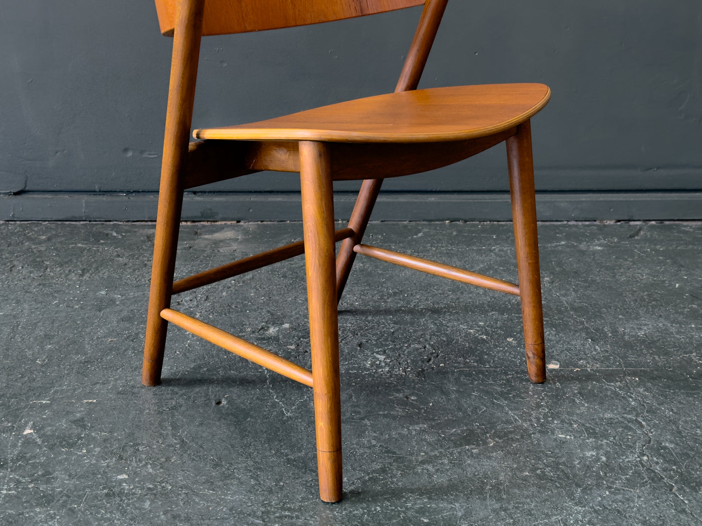Jens Hjorth Curved Wood Chair