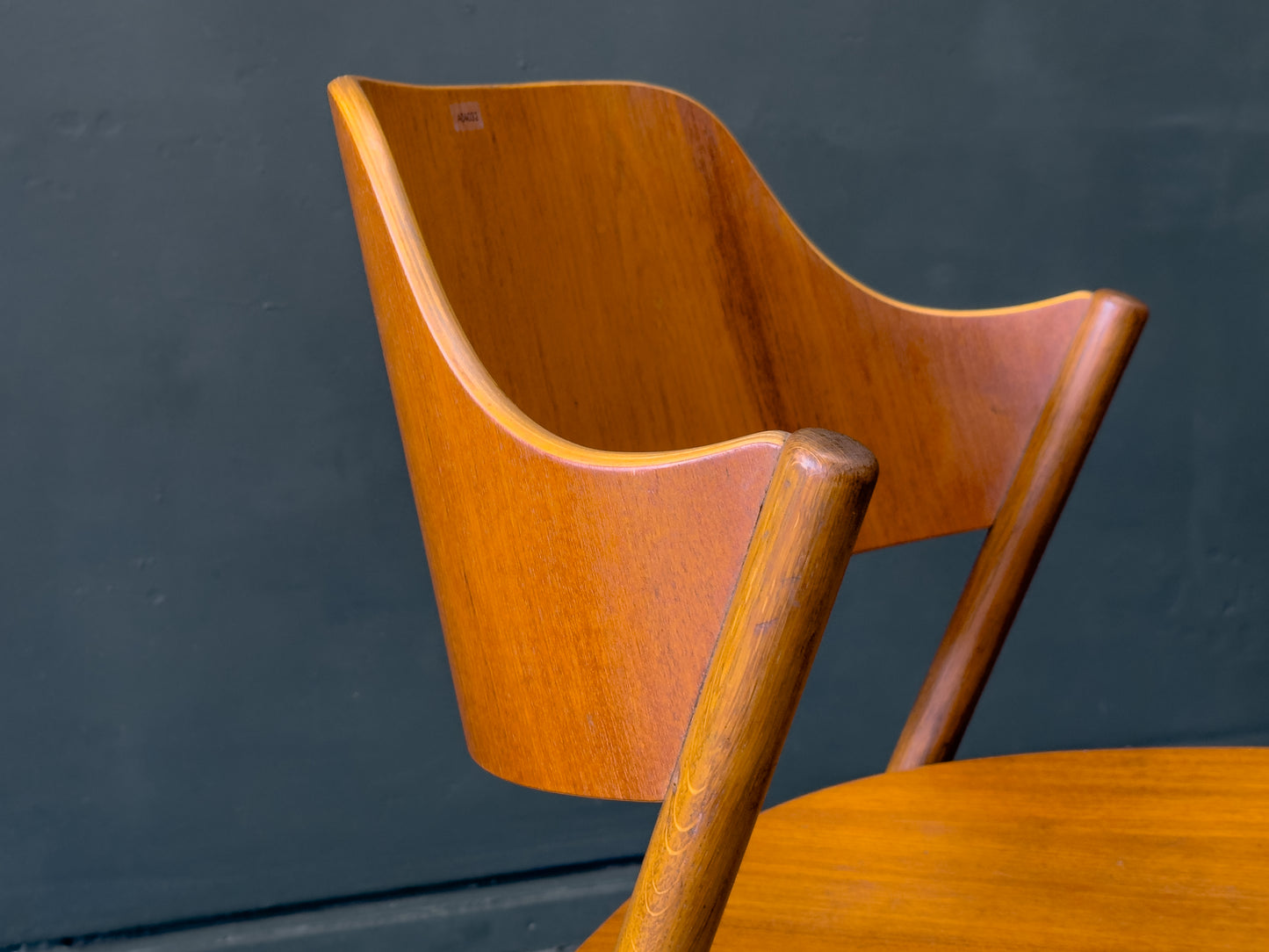 Jens Hjorth Curved Wood Chair