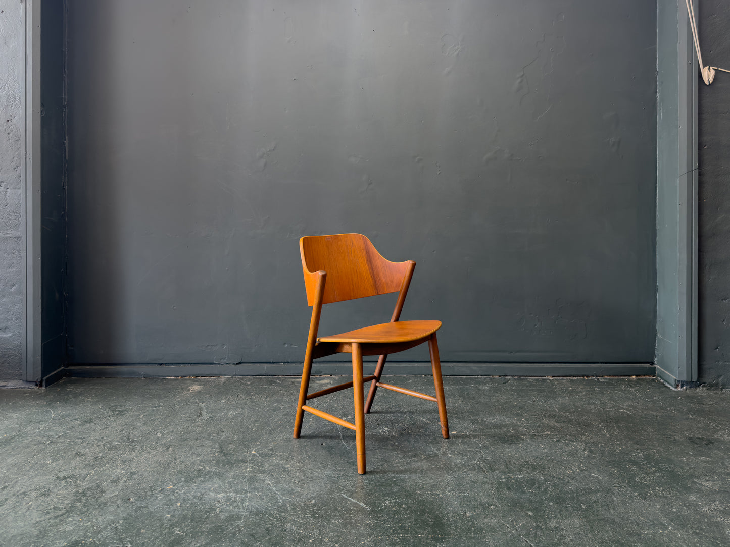 Jens Hjorth Curved Wood Chair